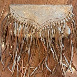 Gold Susan Farber collection bag